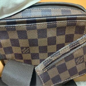 Louis Vuitton Checkered Brown Belt Bag